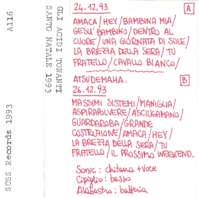a116 gli acidi tonanti: santo natale 1993 1993 a116 gli acidi tonanti: santo natale 1993 1993